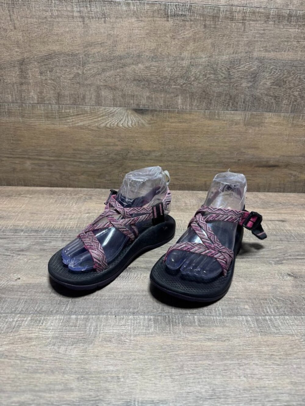 Chaco Z-Strap Pink Textile Hiking Sandal Women's Size 8